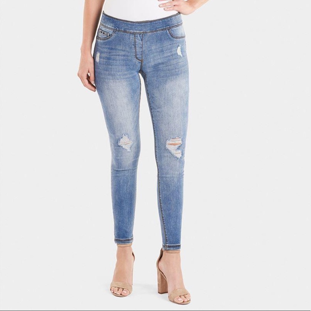 OMG Skinny Distressed Jeans